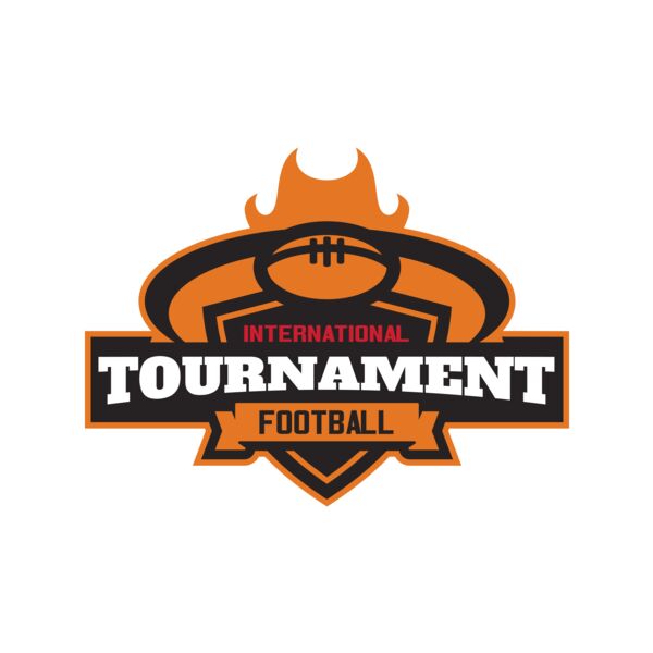 Tournament International Football logo template Thumbnail